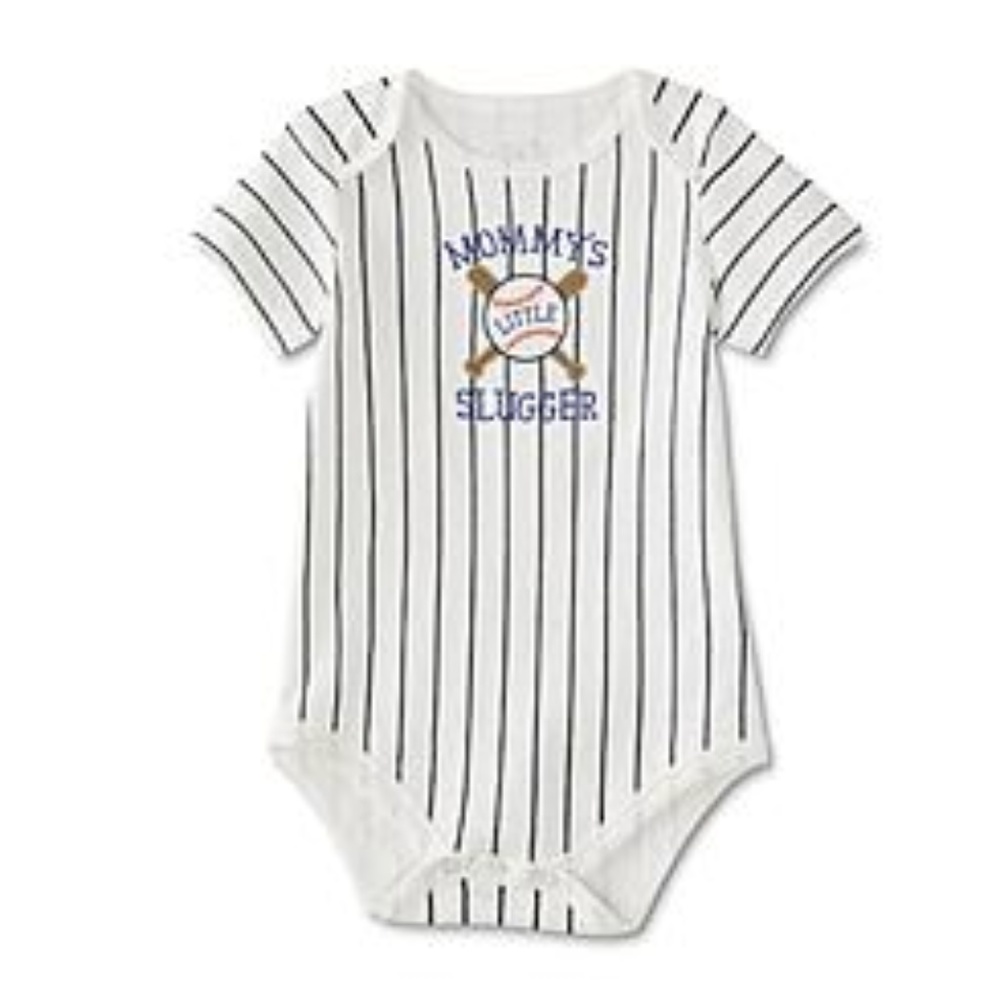 Sears Size 6-9 Months Little Slugger Onesie